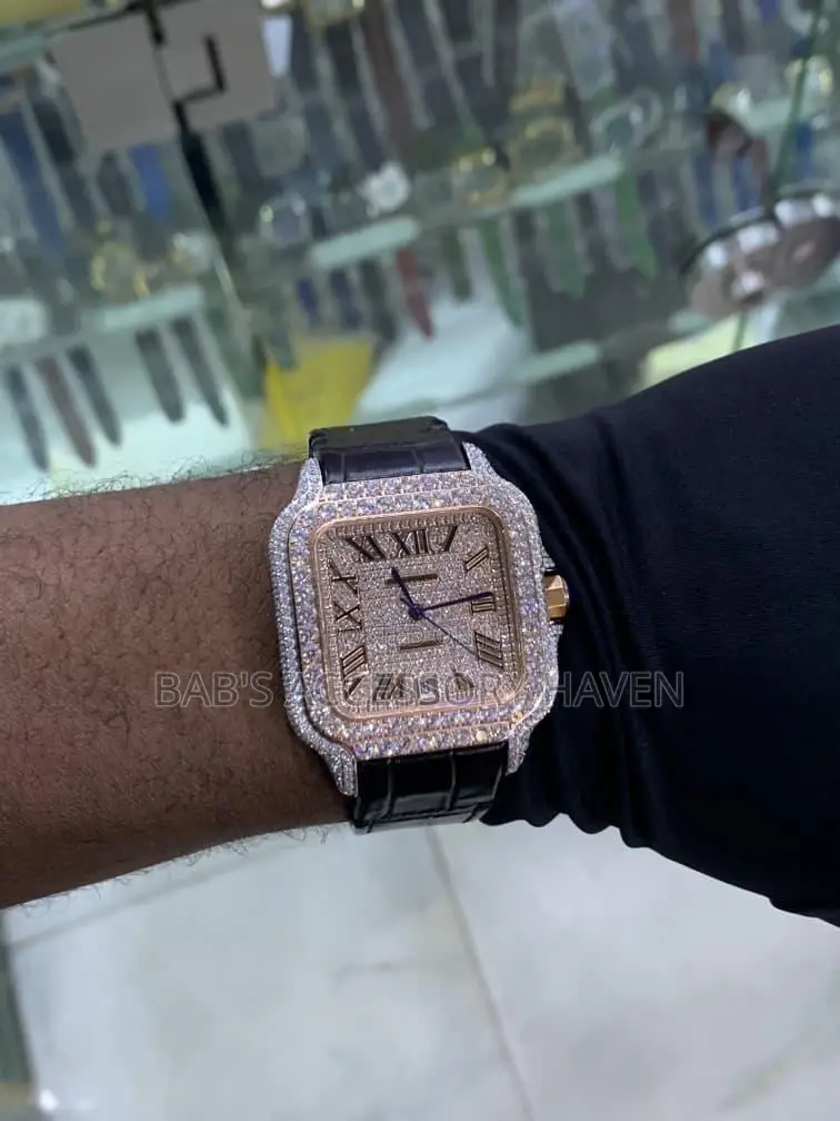 Cartier Santos Full Body Stone Automatic