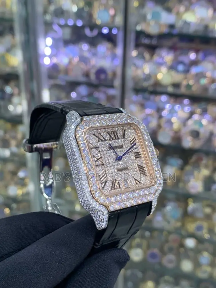 Cartier Santos Full Body Stone Automatic