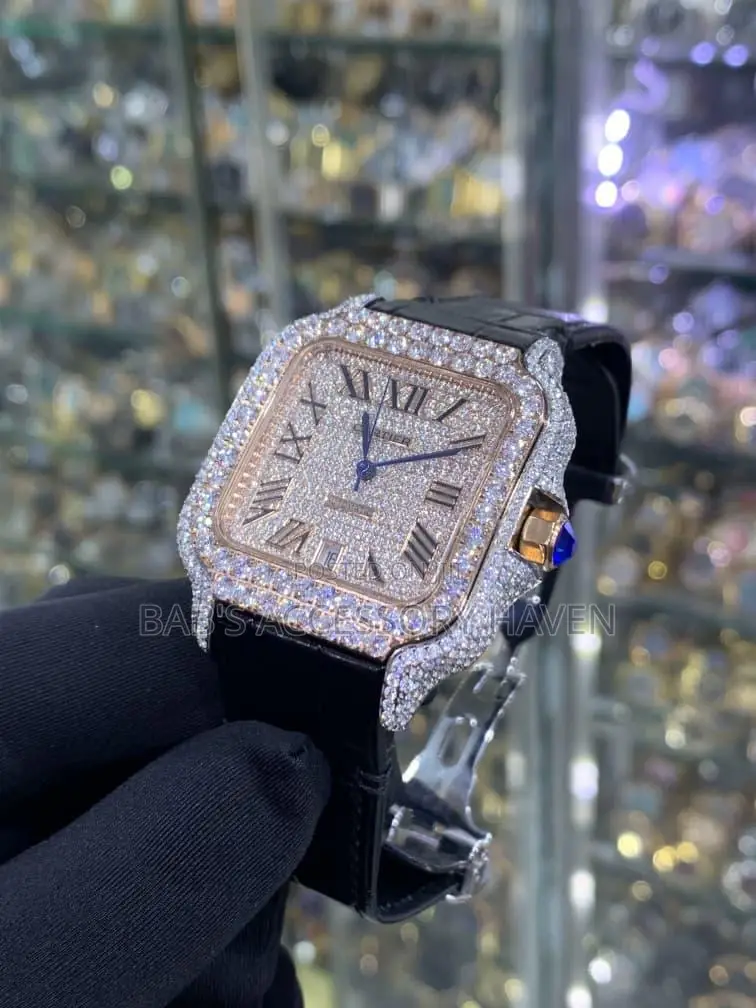 Cartier Santos Full Body Stone Automatic