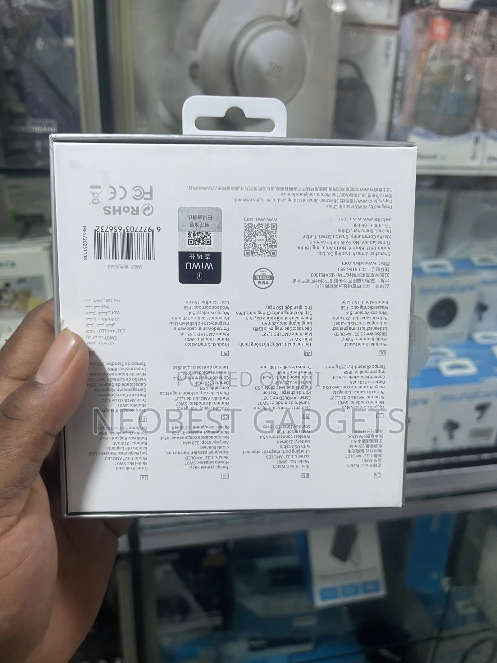 Brand New WIWU Smartwatch – 1.3" AMOLED