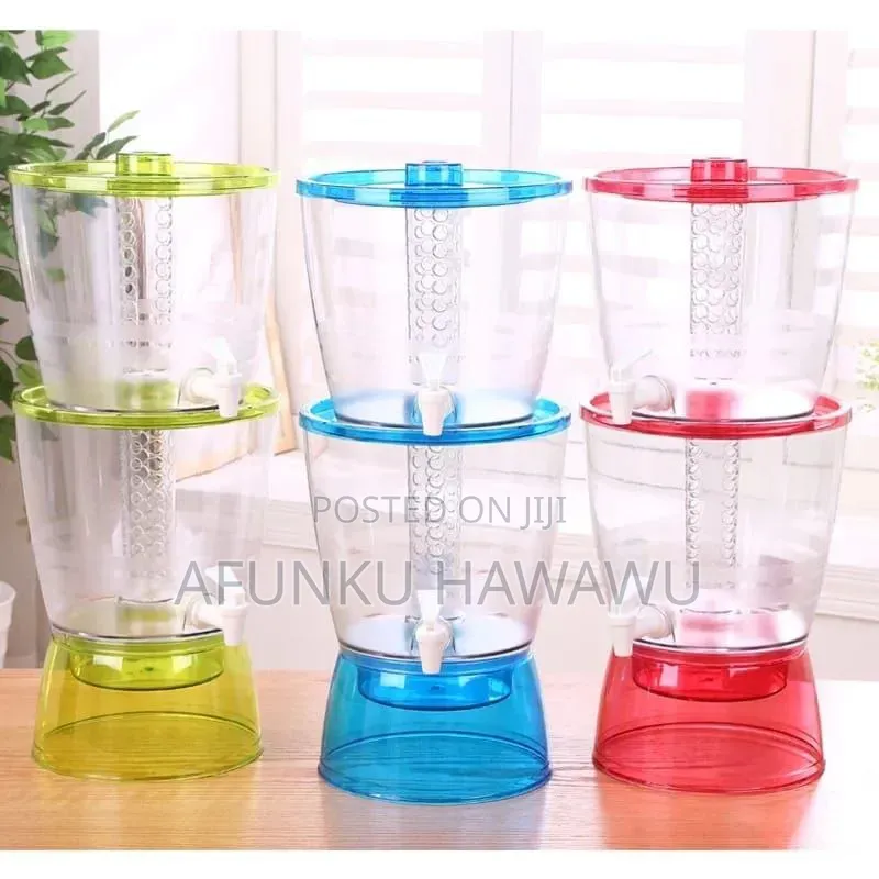 13liters Acrylic Double Beverage Juice Dispenser
