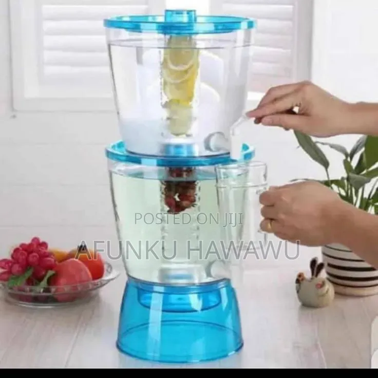 13liters Acrylic Double Beverage Juice Dispenser