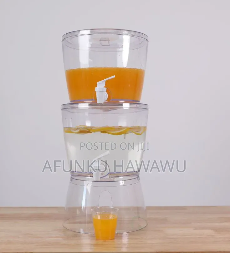 13liters Acrylic Double Beverage Juice Dispenser