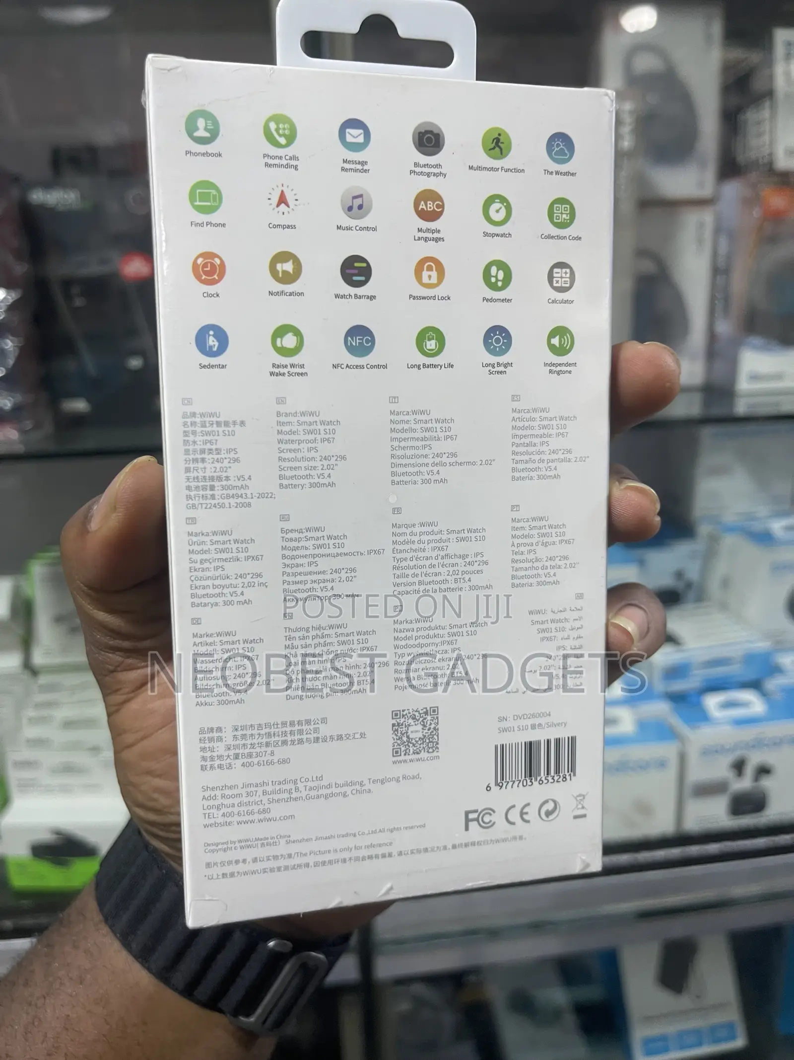 Brand New WIWU Smartwatch SW01 S10