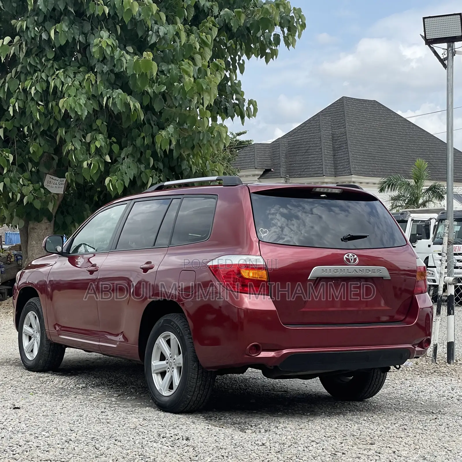 Toyota Highlander 2010 Red