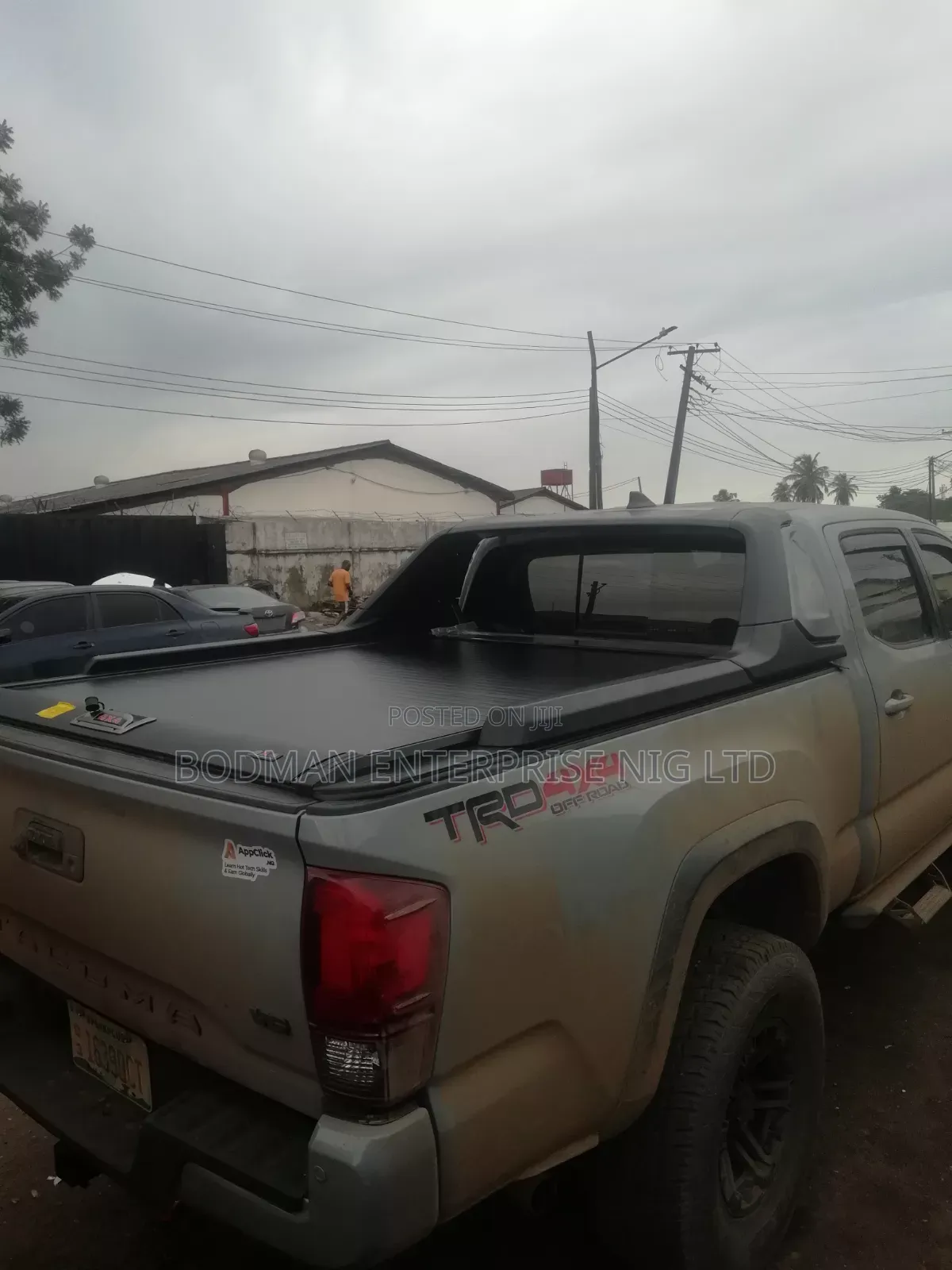 Sliding Booth Cover With TRD Spoiler for Toyota Tacoma Long Bucket at %4