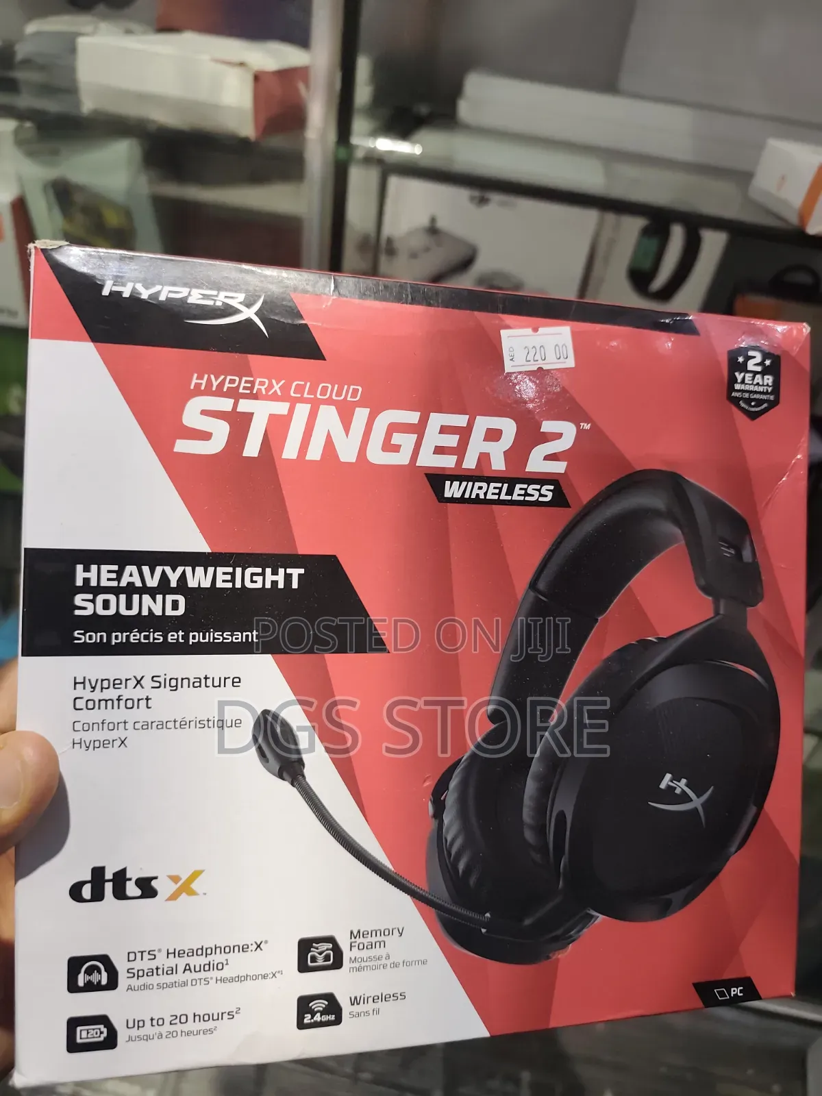 Hyperx Cloud Stinger 2 Wireless Headphone PC