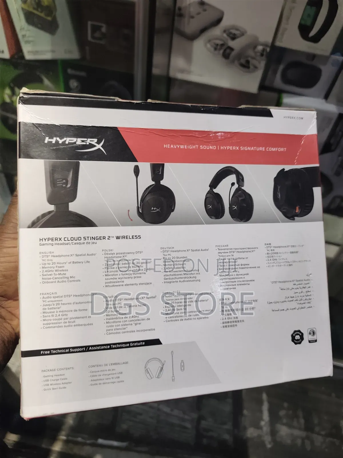 Hyperx Cloud Stinger 2 Wireless Headphone PC