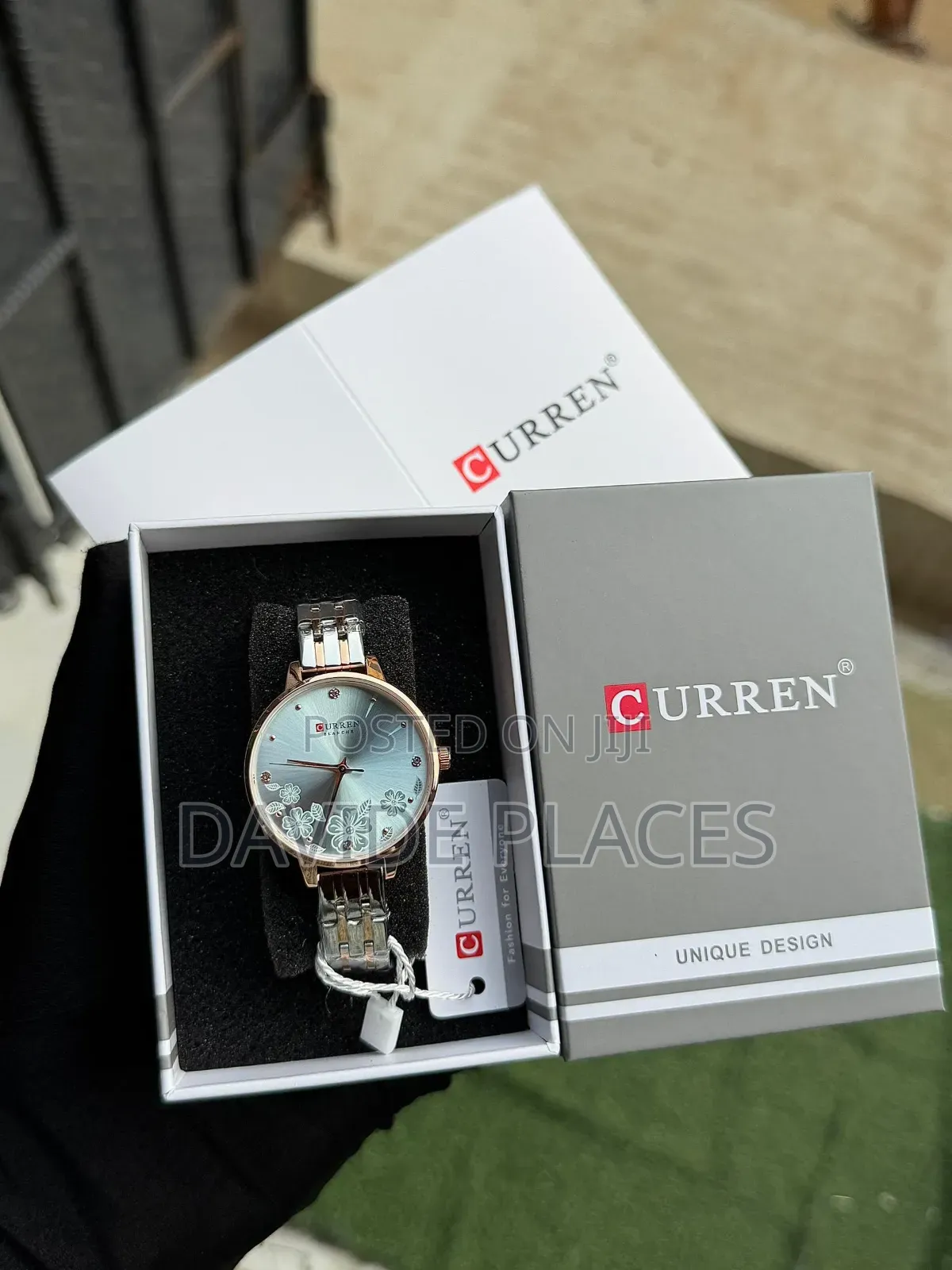 Curren 9067l Floral Series Ladies Waterproofs Chain Wristwatch