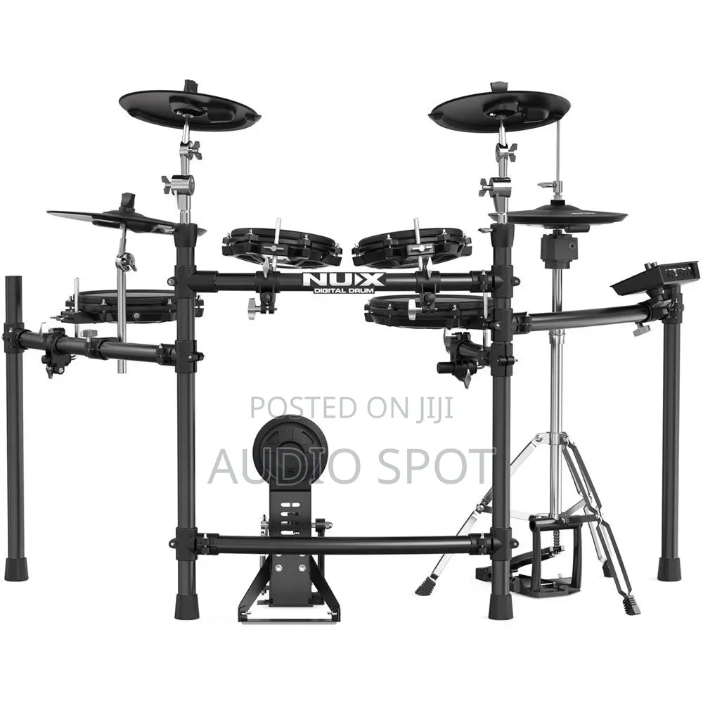 Electric Drum (Nux DM-310H) All Mesh Head Digital Drum Kit/ Hi Hat Sta