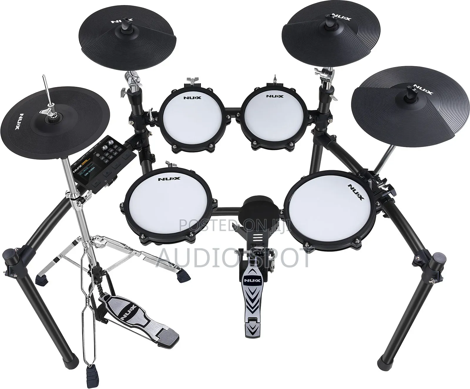 Electric Drum (Nux DM-310H) All Mesh Head Digital Drum Kit/ Hi Hat Sta