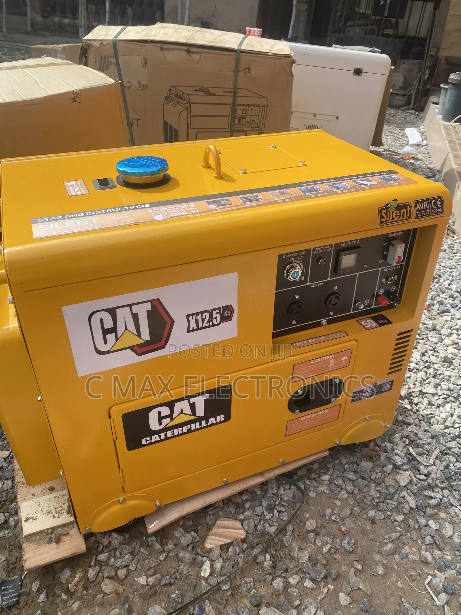Brand New CAT 12KVA Diesel Generator – Super Silent Fuel Efficient