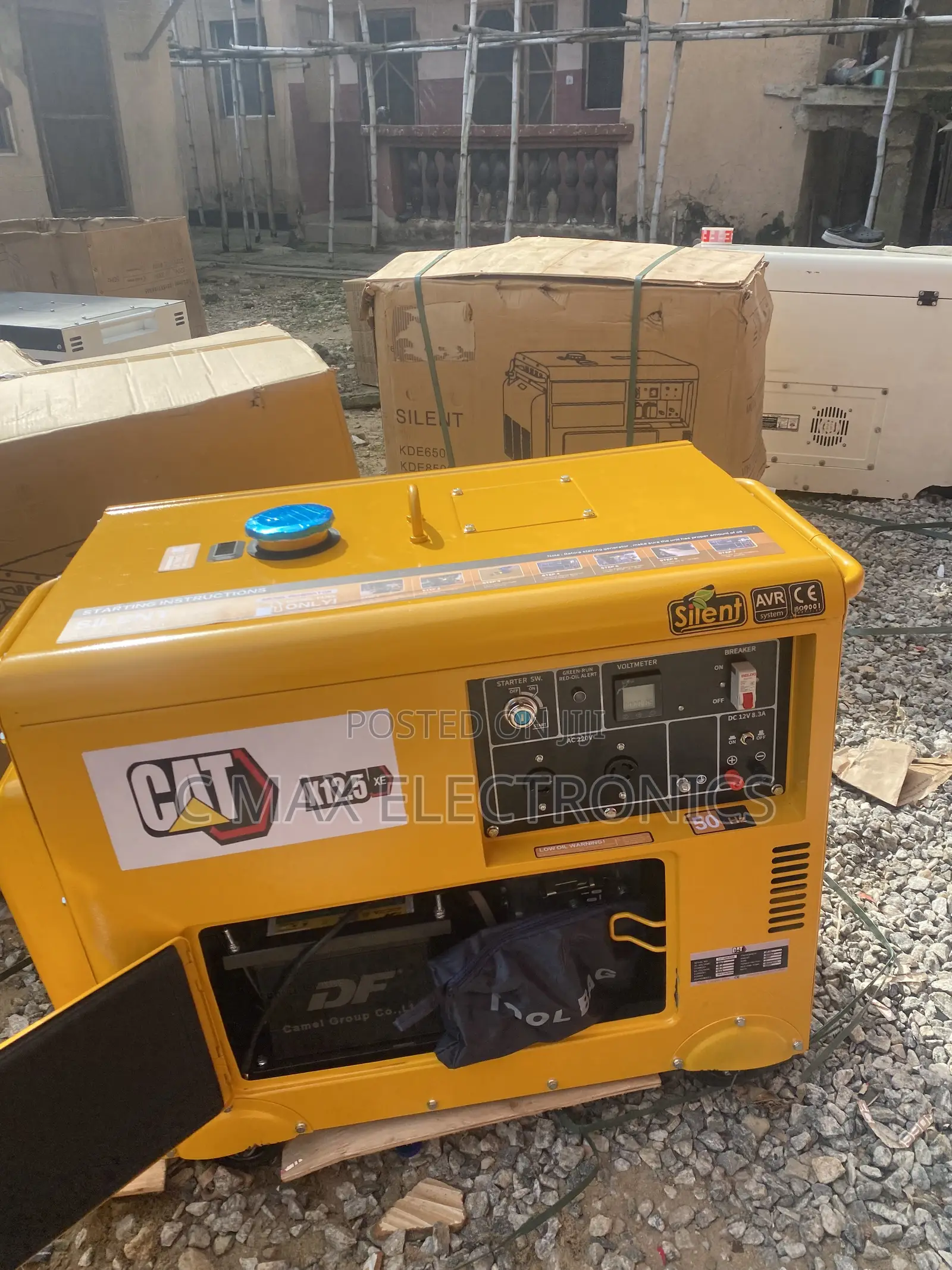 Brand New CAT 12KVA Diesel Generator – Super Silent Fuel Efficient
