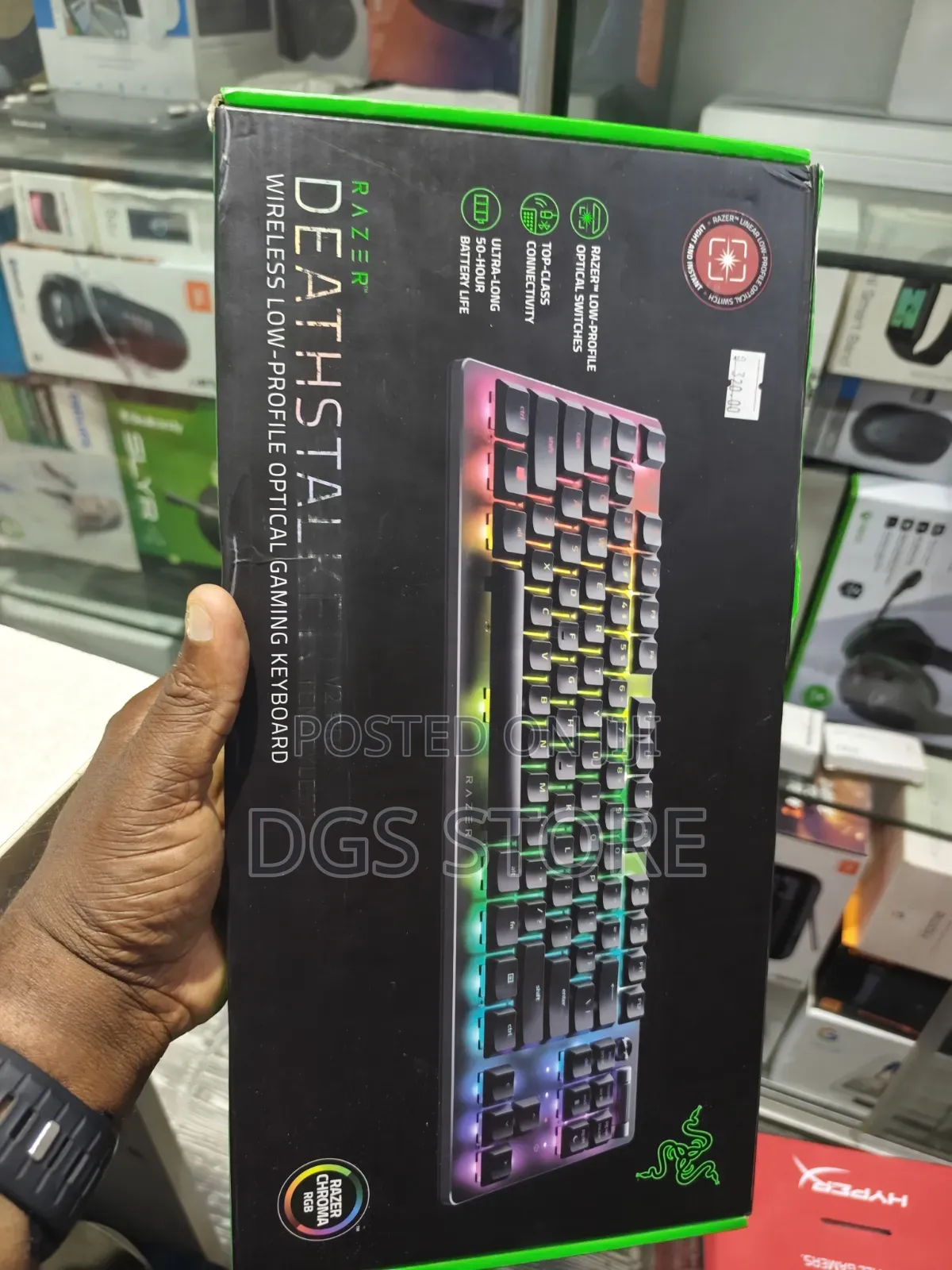 Razer Deathstalker V2 Pro Tenkeyless Wireless Keyboard