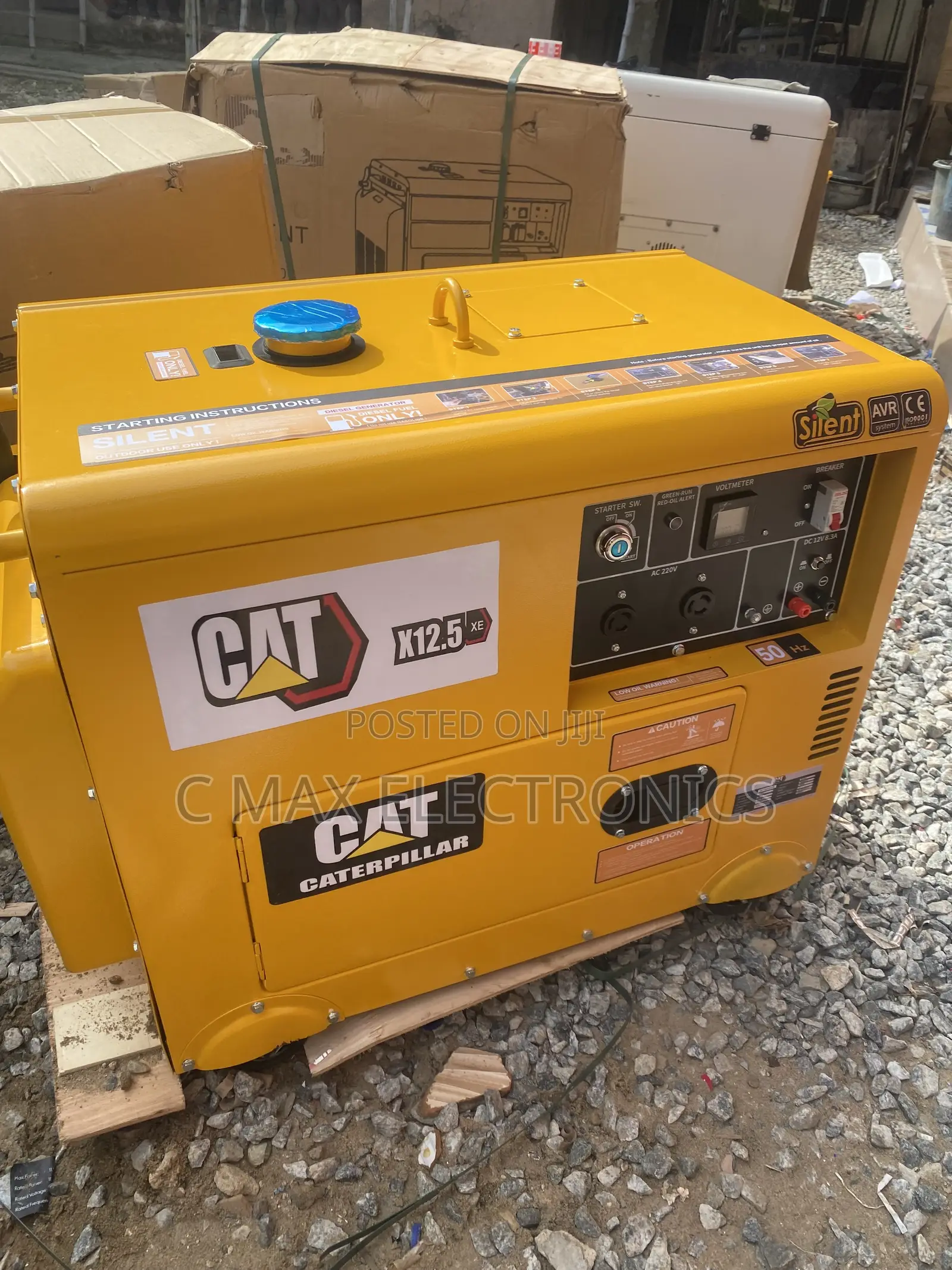 Original CAT 10KVA Diesel Generator – Factory New