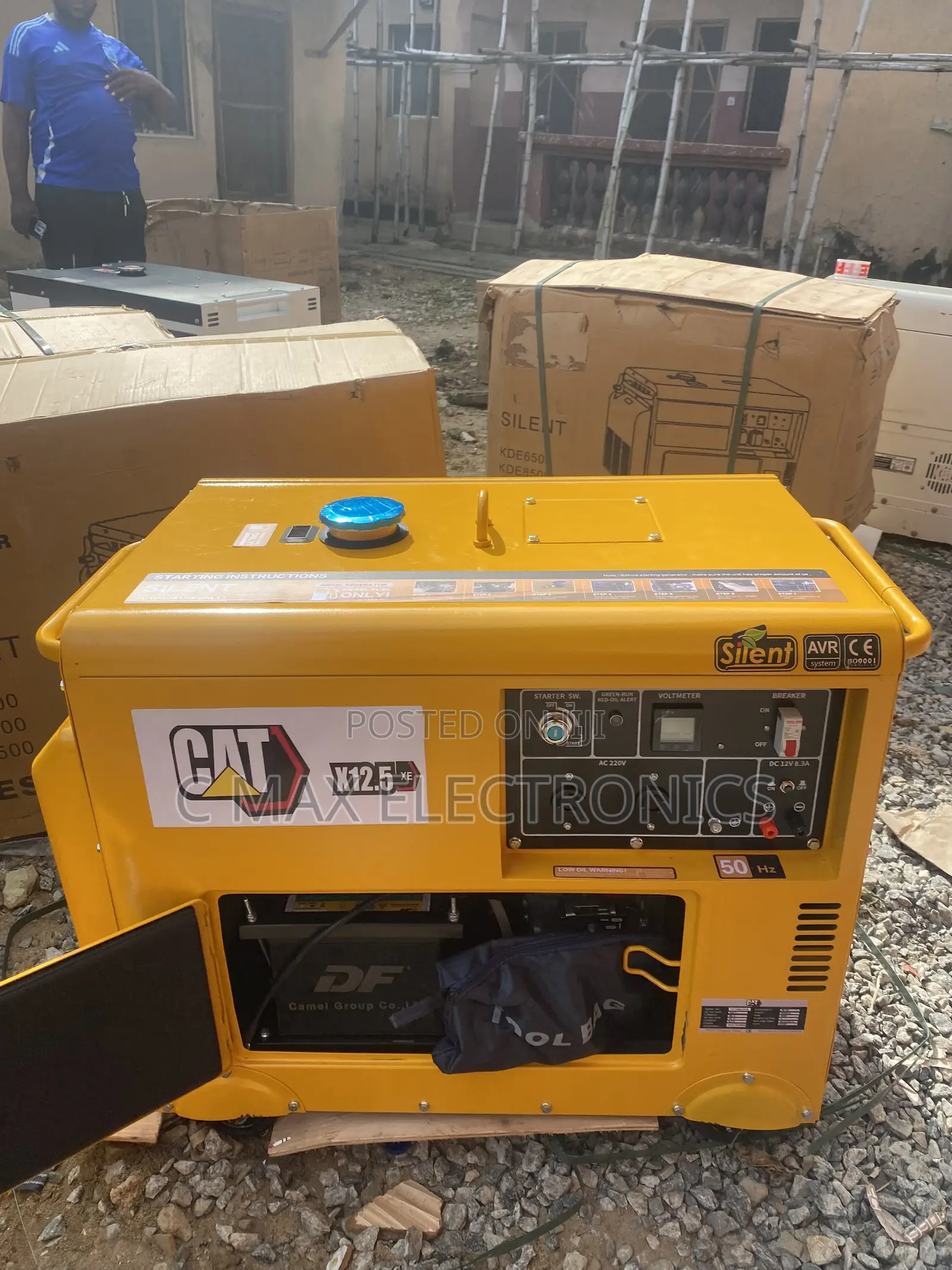 Original CAT 10KVA Diesel Generator – Factory New