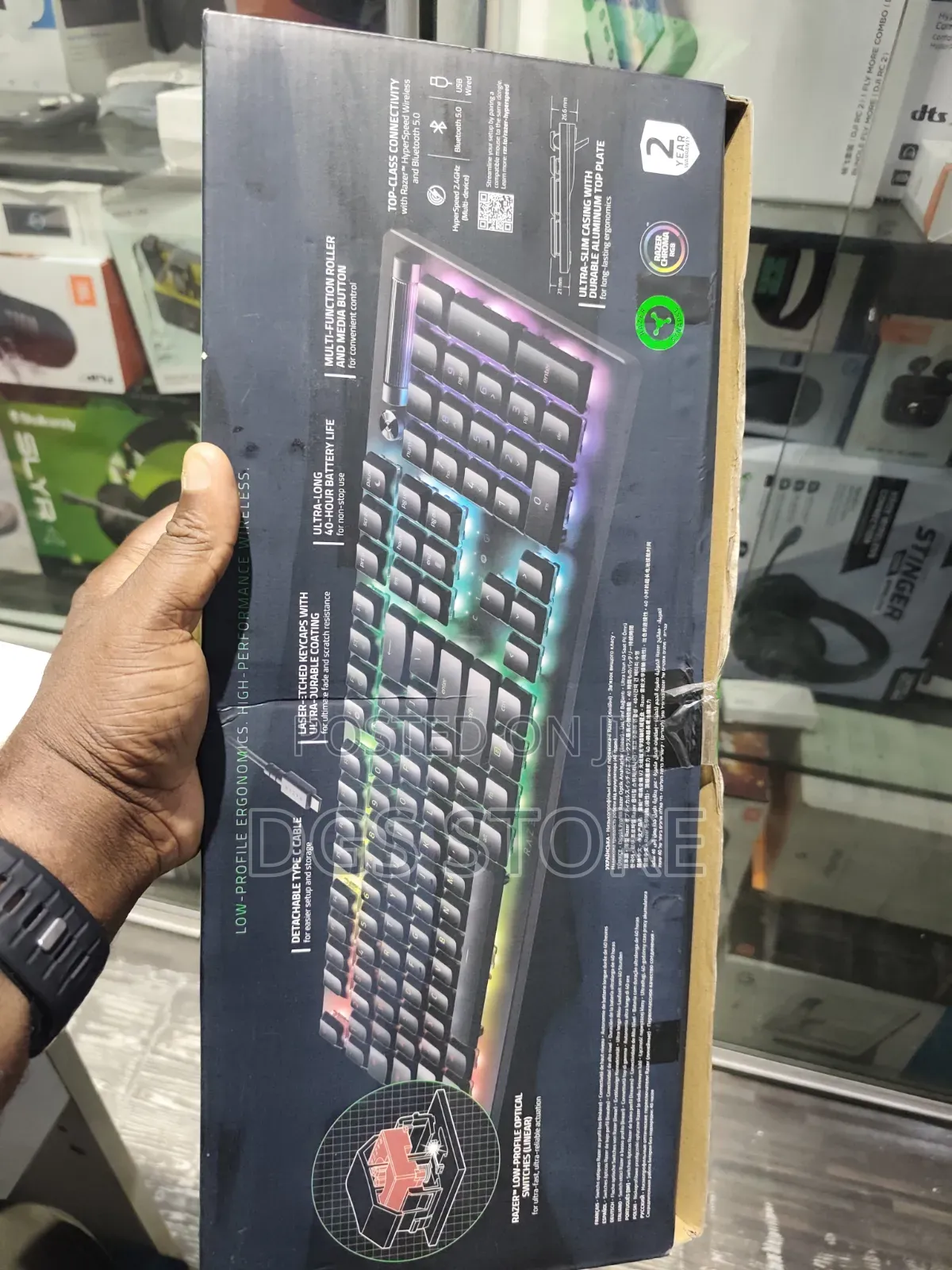 Razer Deathstalker V2 Pro Wireless Optical Gaming Keyboard