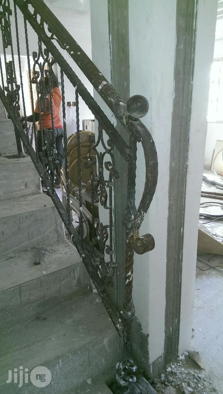 Pure Wrought Iron Rails And Burglaries