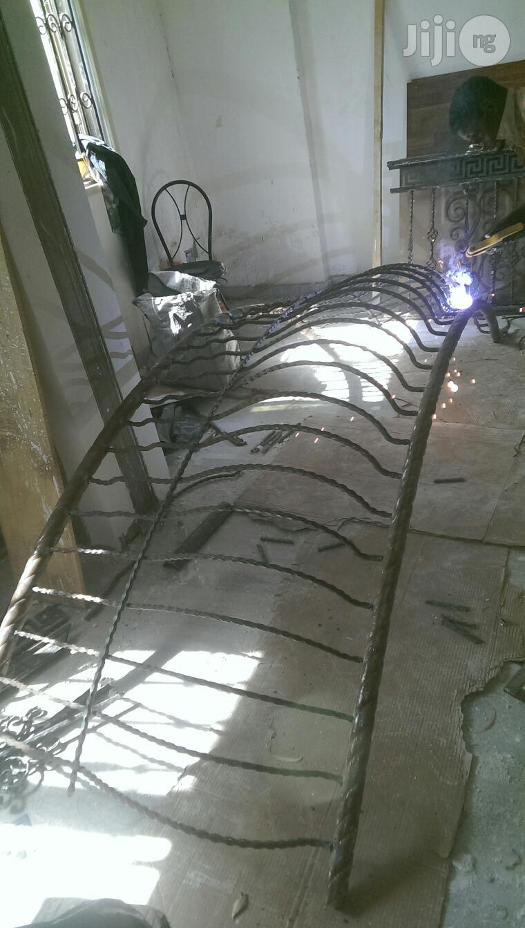 Pure Wrought Iron Rails And Burglaries