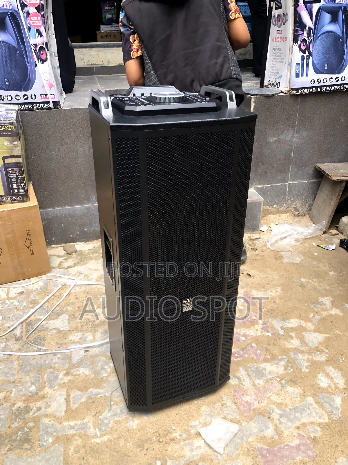 Sound Prince Acoustic Double 15" PA System/ 4 Handheld Wireless Microp