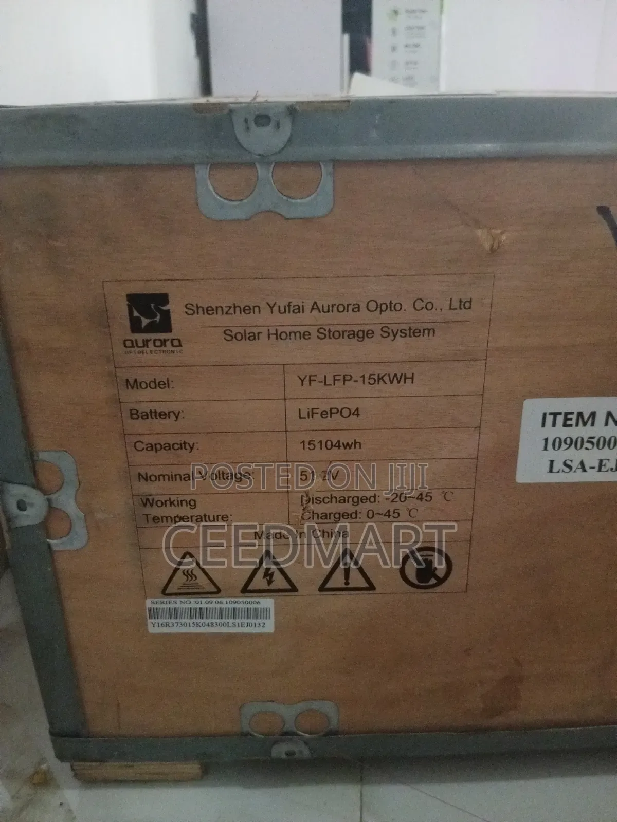 Aurora 15kwh Lithium Solar Battery