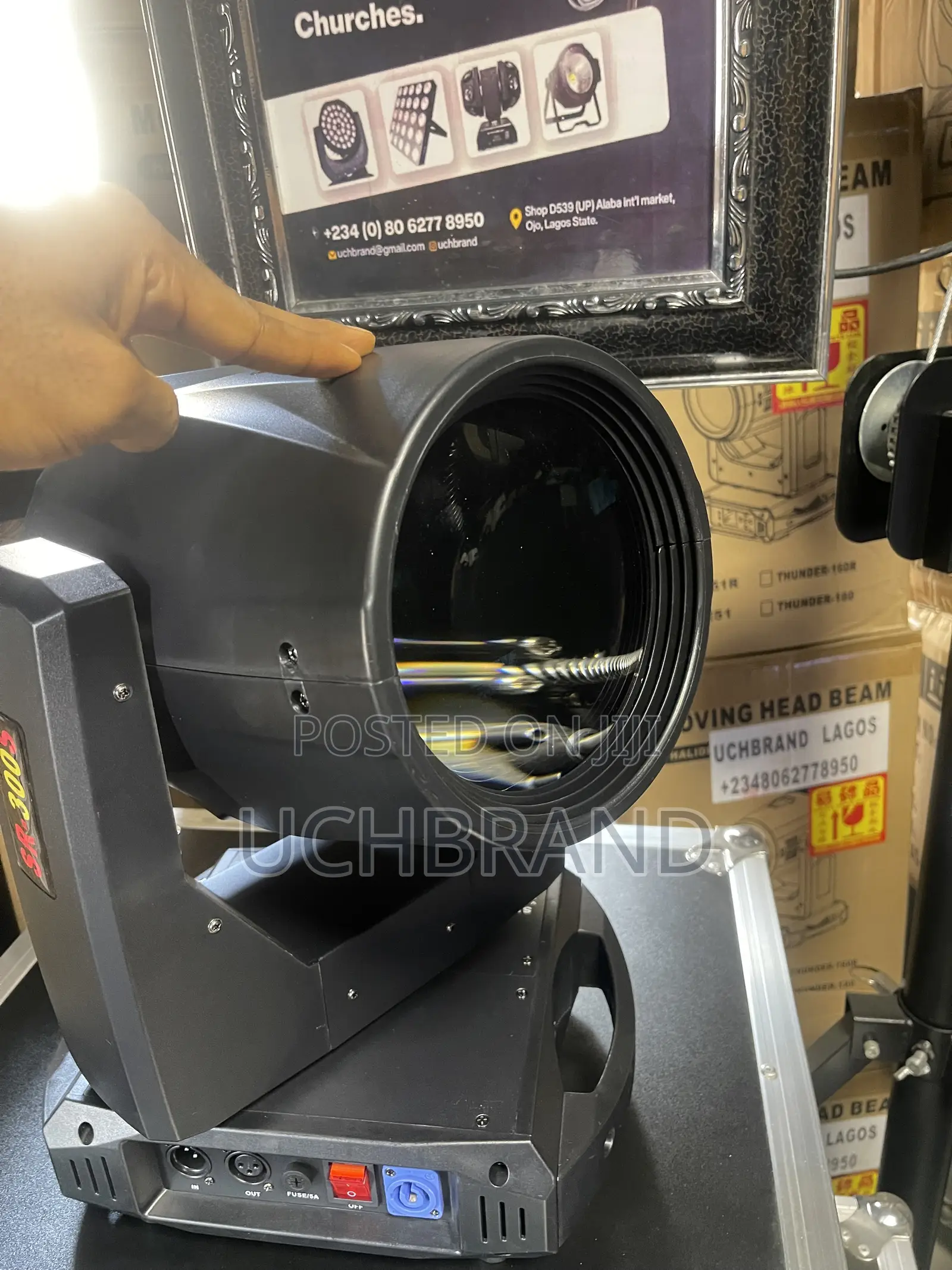 Skystar Beam 300 Moving Head Stage Light 4 Prism