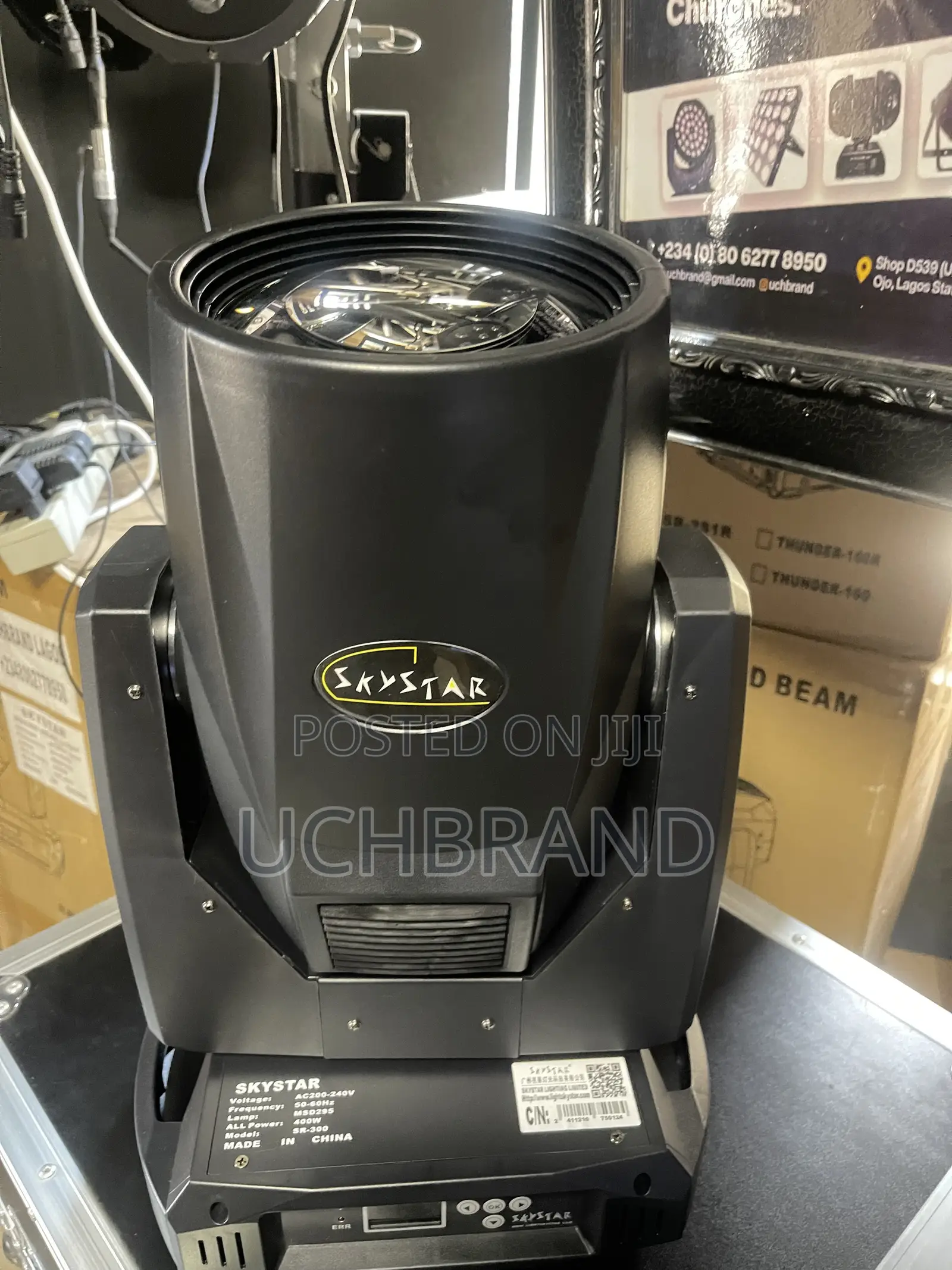 Skystar Beam 300 Moving Head Stage Light 4 Prism