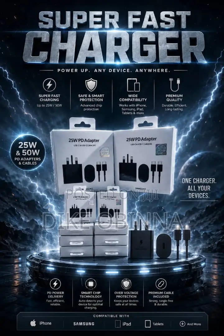 Samsung and iPhone Super Fast Chargers