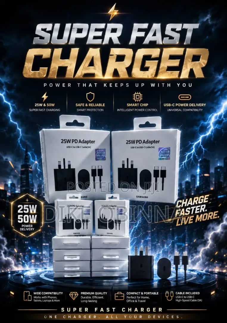 Samsung and iPhone Super Fast Chargers