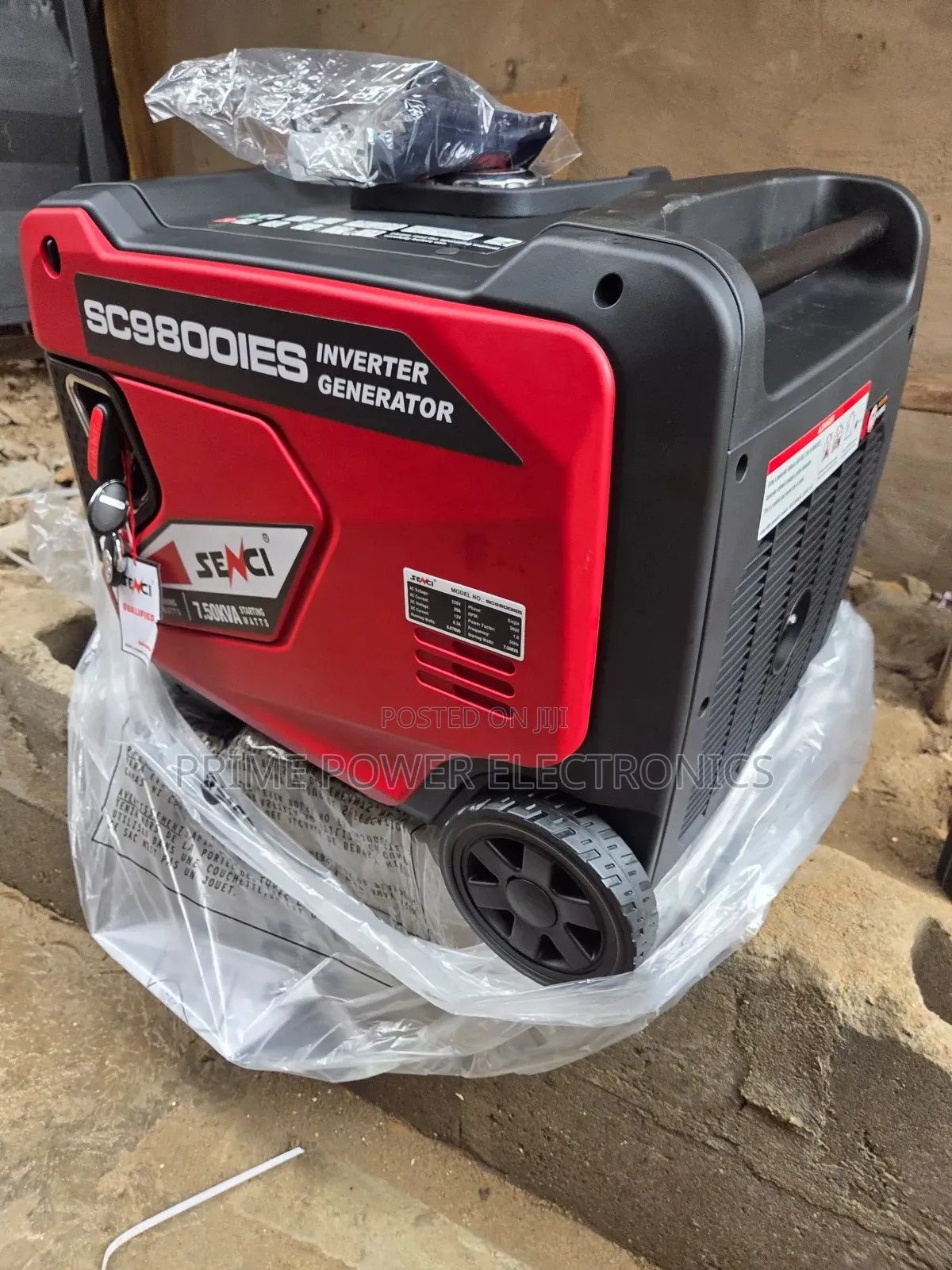 Portable 7.5kVA Senci SC9800IES Generator