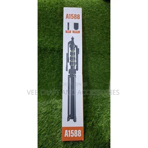 A1588 7ft Tall Tripod Stand Remote Control and a Carrier Bag