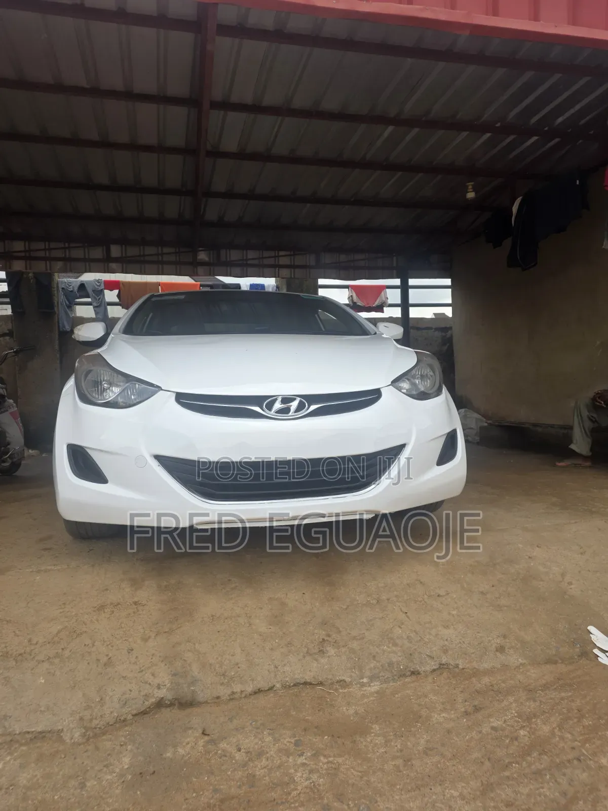 Hyundai Elantra 2013 White