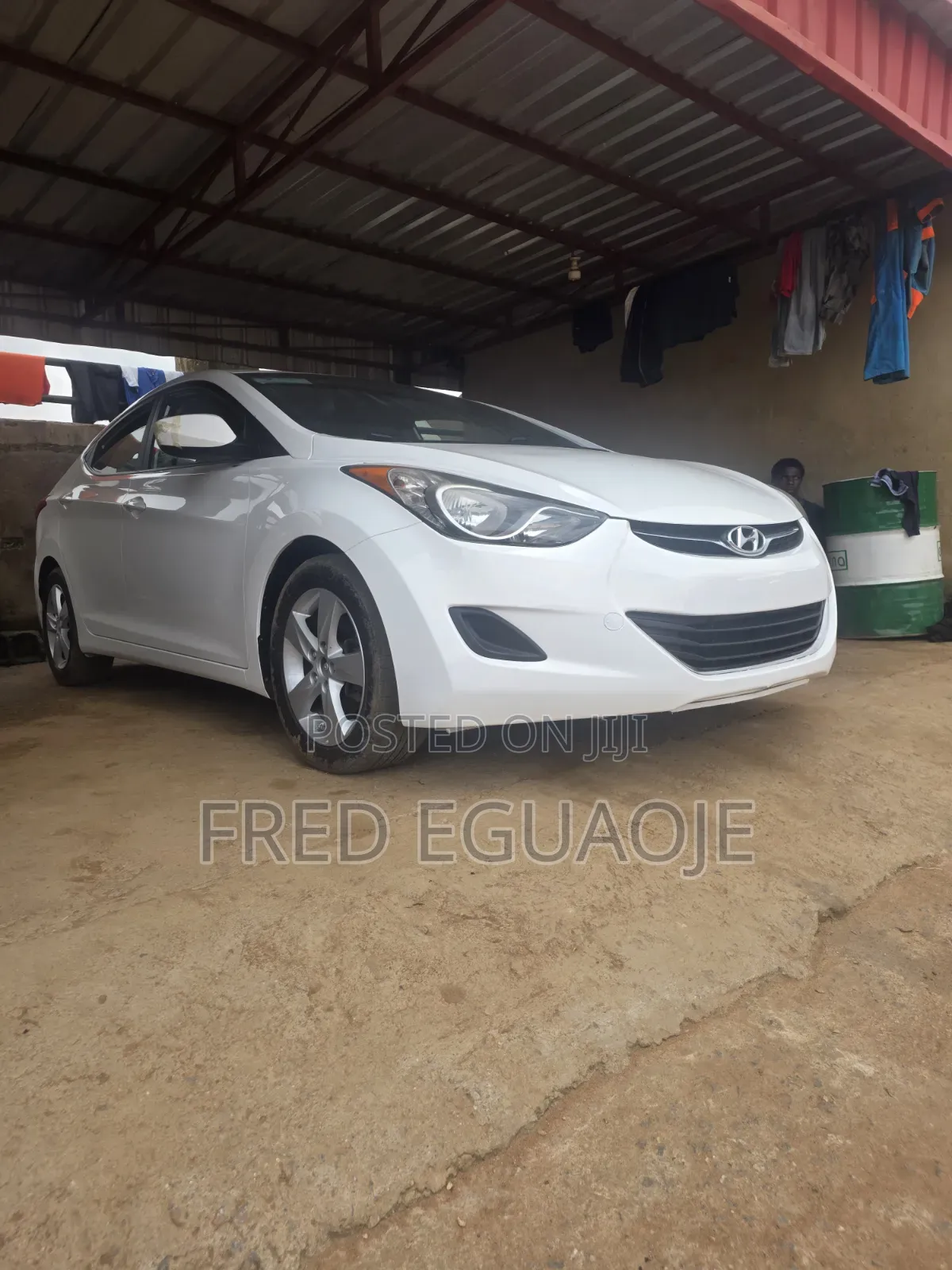 Hyundai Elantra 2013 White