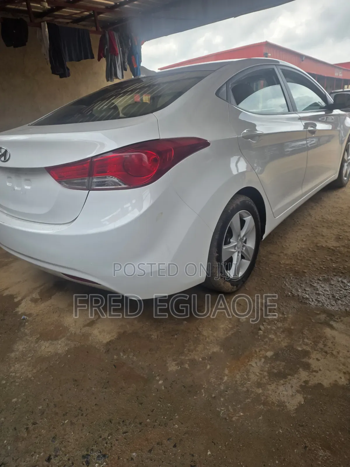 Hyundai Elantra 2013 White