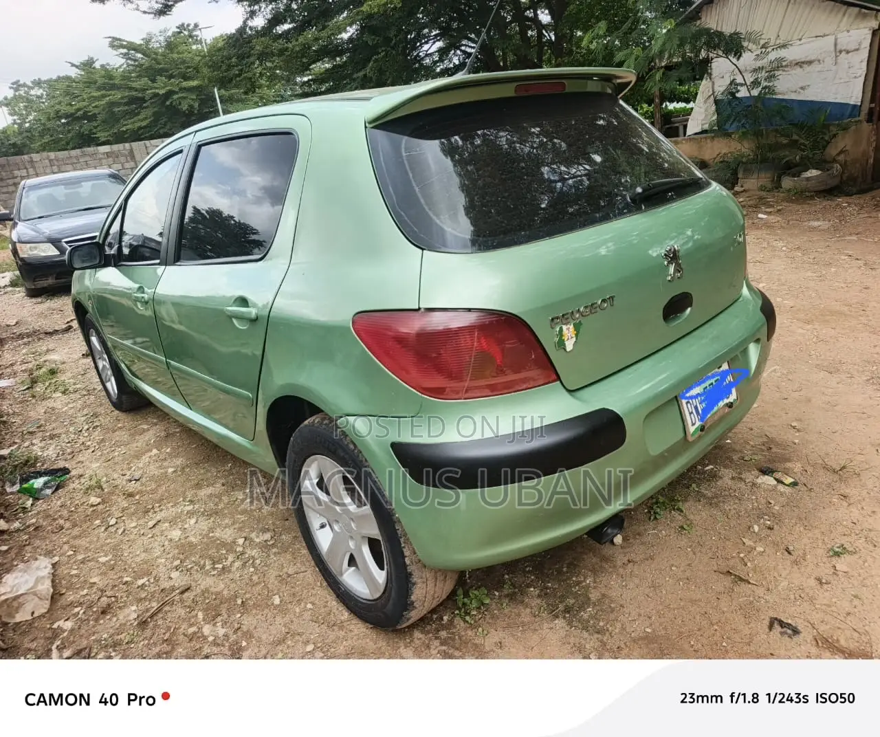 Peugeot 307 1.4 2005 Green