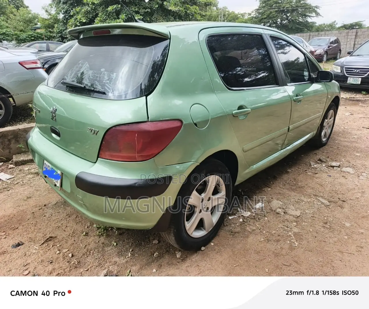 Peugeot 307 1.4 2005 Green