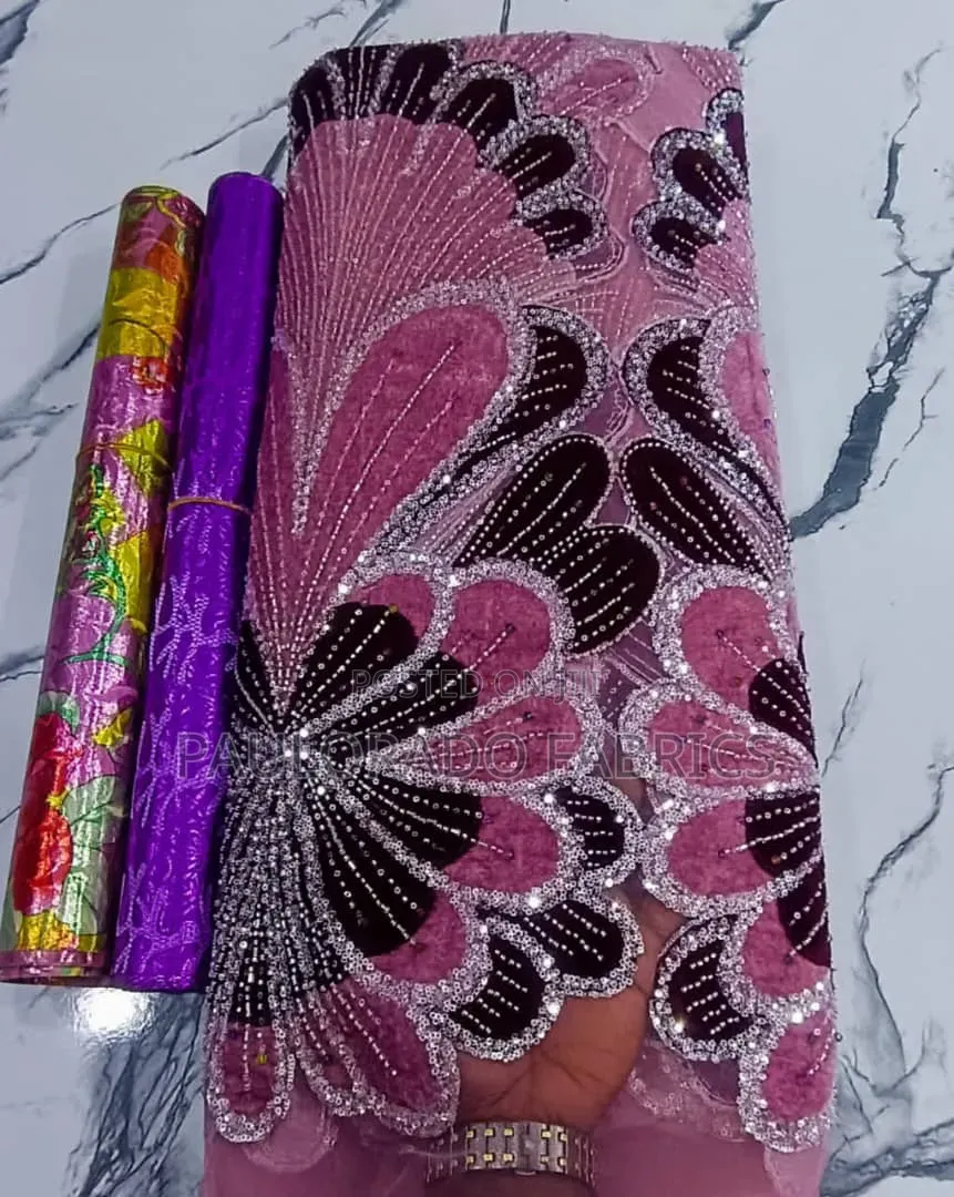 Velvet Beaded Lace