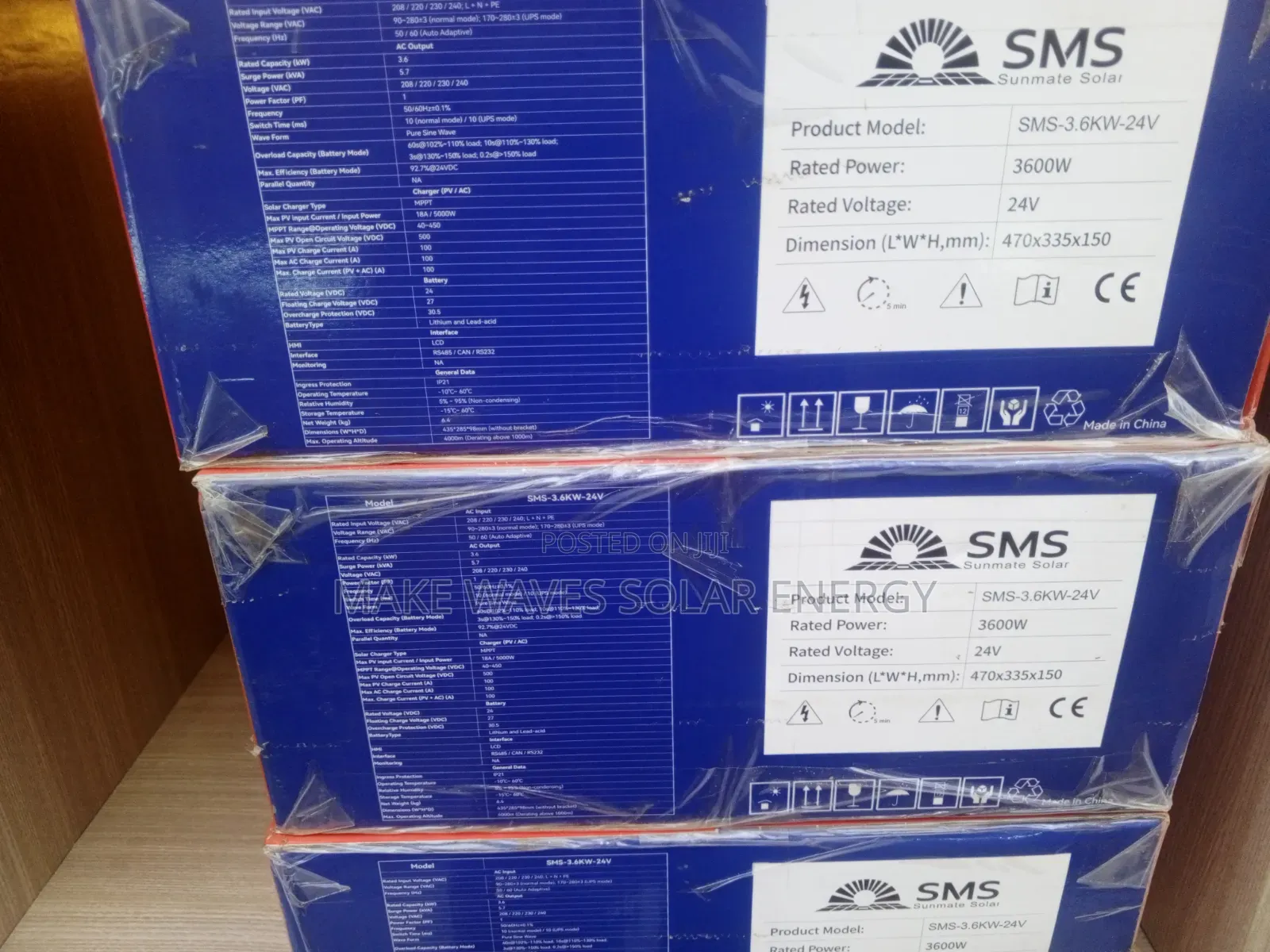 3.6kva 24v SMS Solar Inverter Hybrid