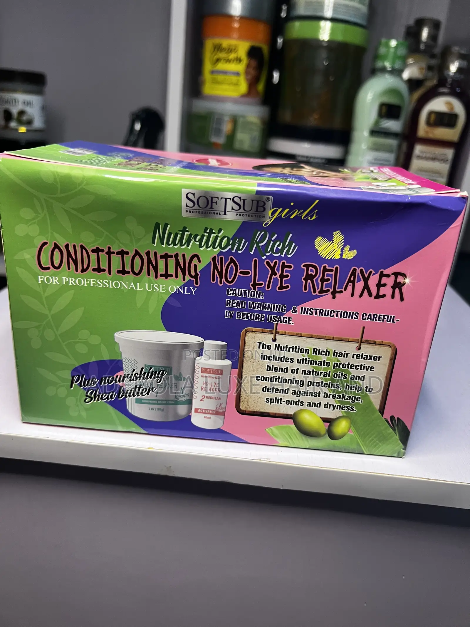 Softsubgirlsrelaxer No-Lye Reliner Conditioning No-Lne Relaxer