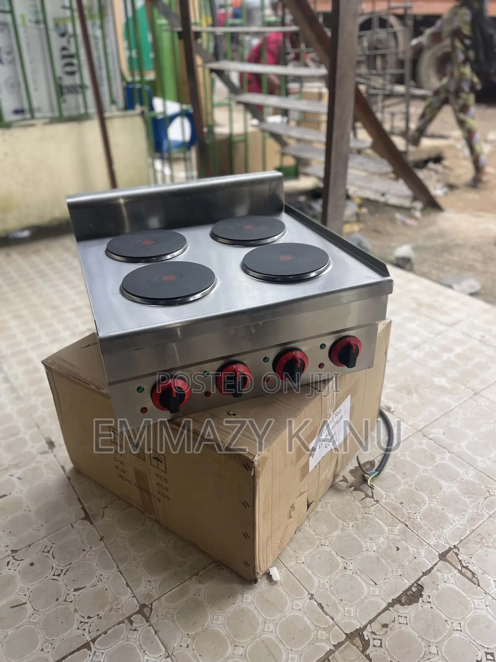 Brand New 4-Burner Commercial Electric Hot Plate Cooker