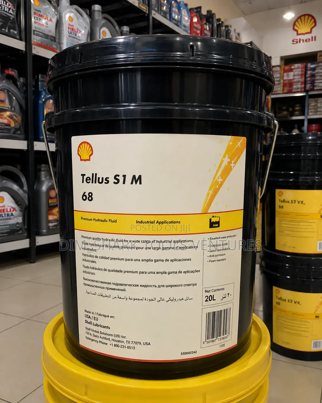 20L Shell Tellus S1 M 68 Premium Industrial Hydraulic Fluid