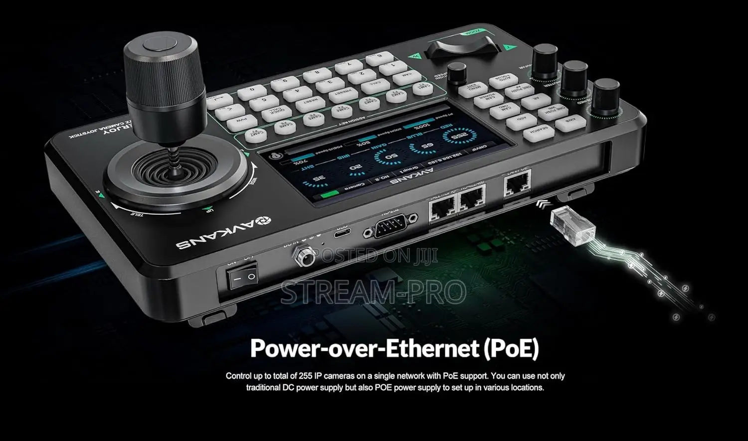Akvans Powerjoy Non-Ndi Ip PTZ Camera Joystick Controller