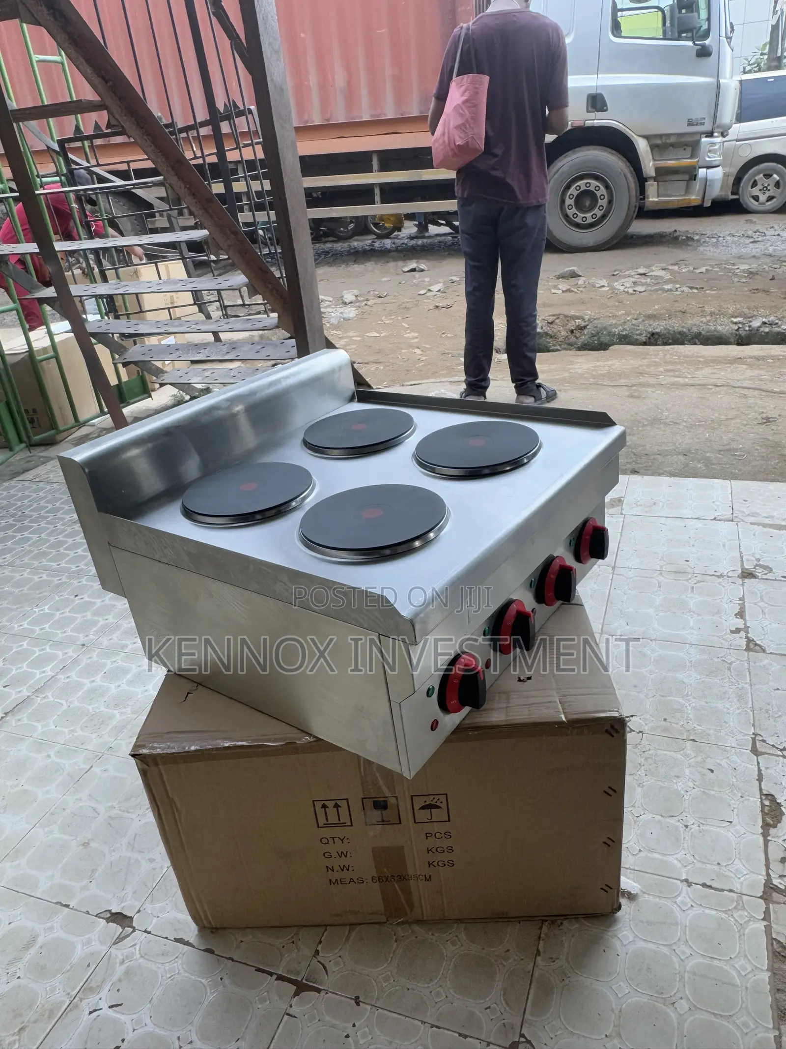 Imported Stainless Quality 4 Burner Electric Cooker.