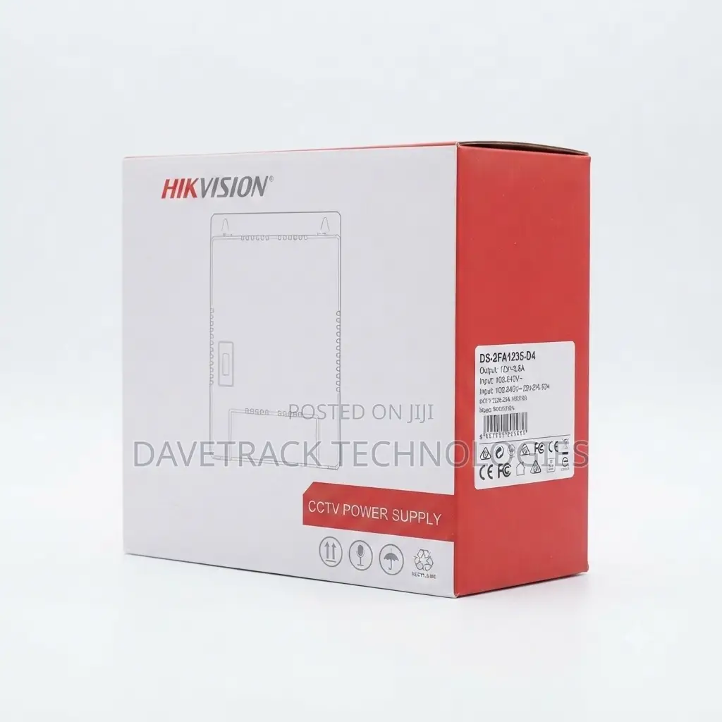 Hikvision 16-Channel 96W CCTV Power Supply – DS-2FA1208-C16