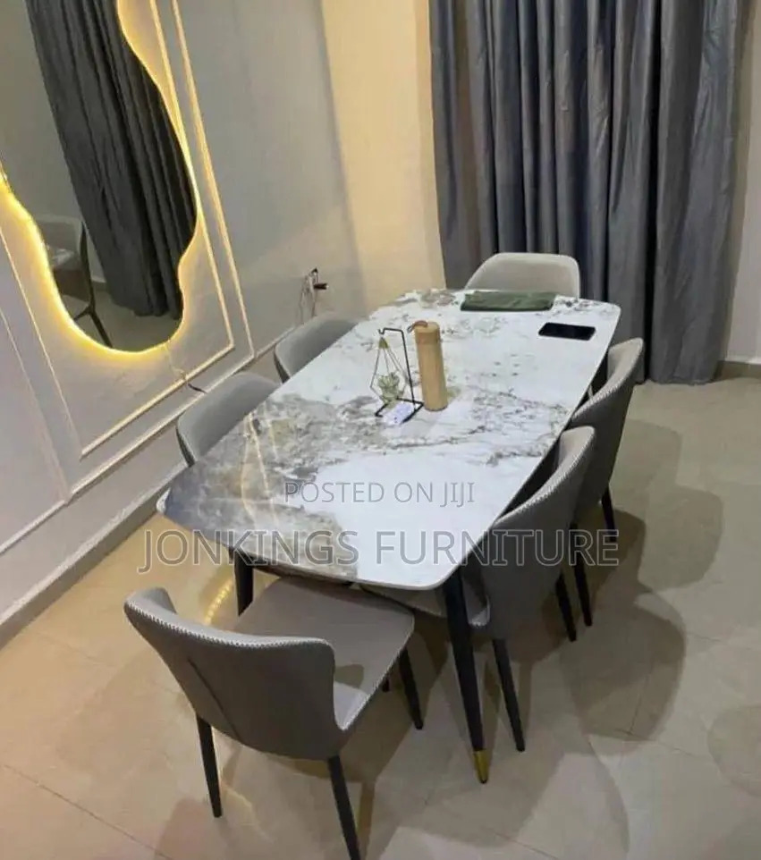 Luxury Marble Top Dining Set