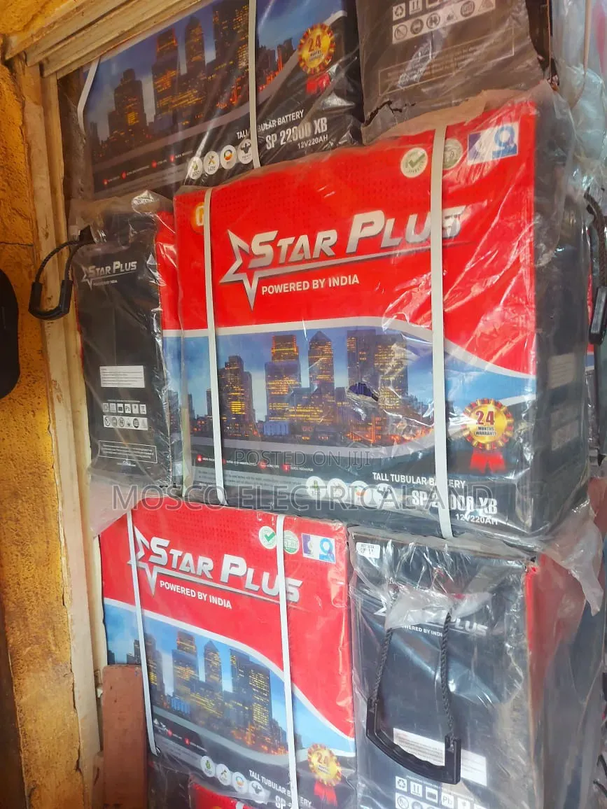 220ah/12volts Starplus Tubular Batteries