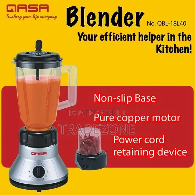 Qasa 1.8l Blender Grinder QBL-18l40