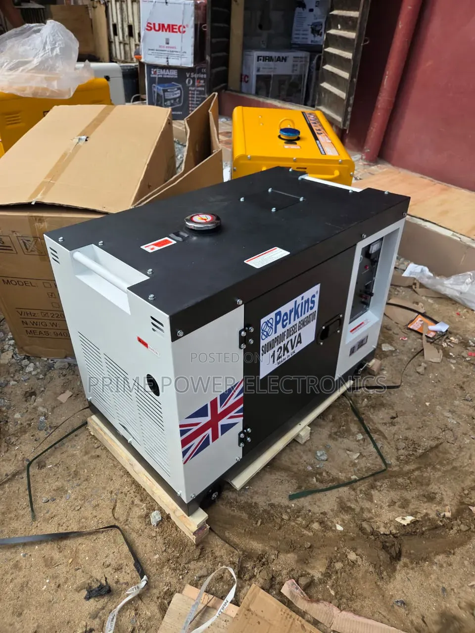 12kVA Perkins Soundproof Diesel Generator – Made in UK | 100% Copper