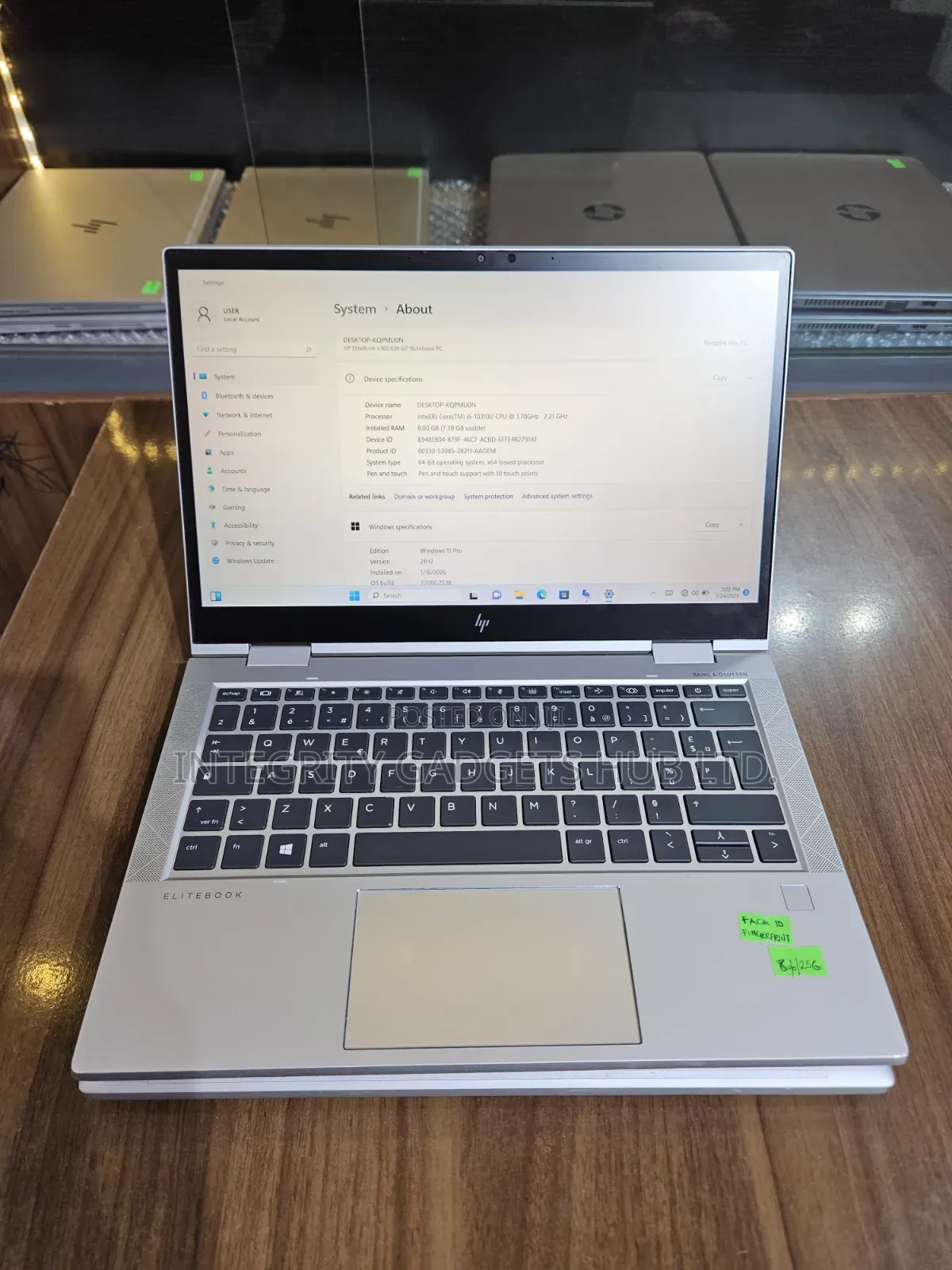 Laptop HP EliteBook 830 G7 8GB Intel Core i5 SSD 256GB