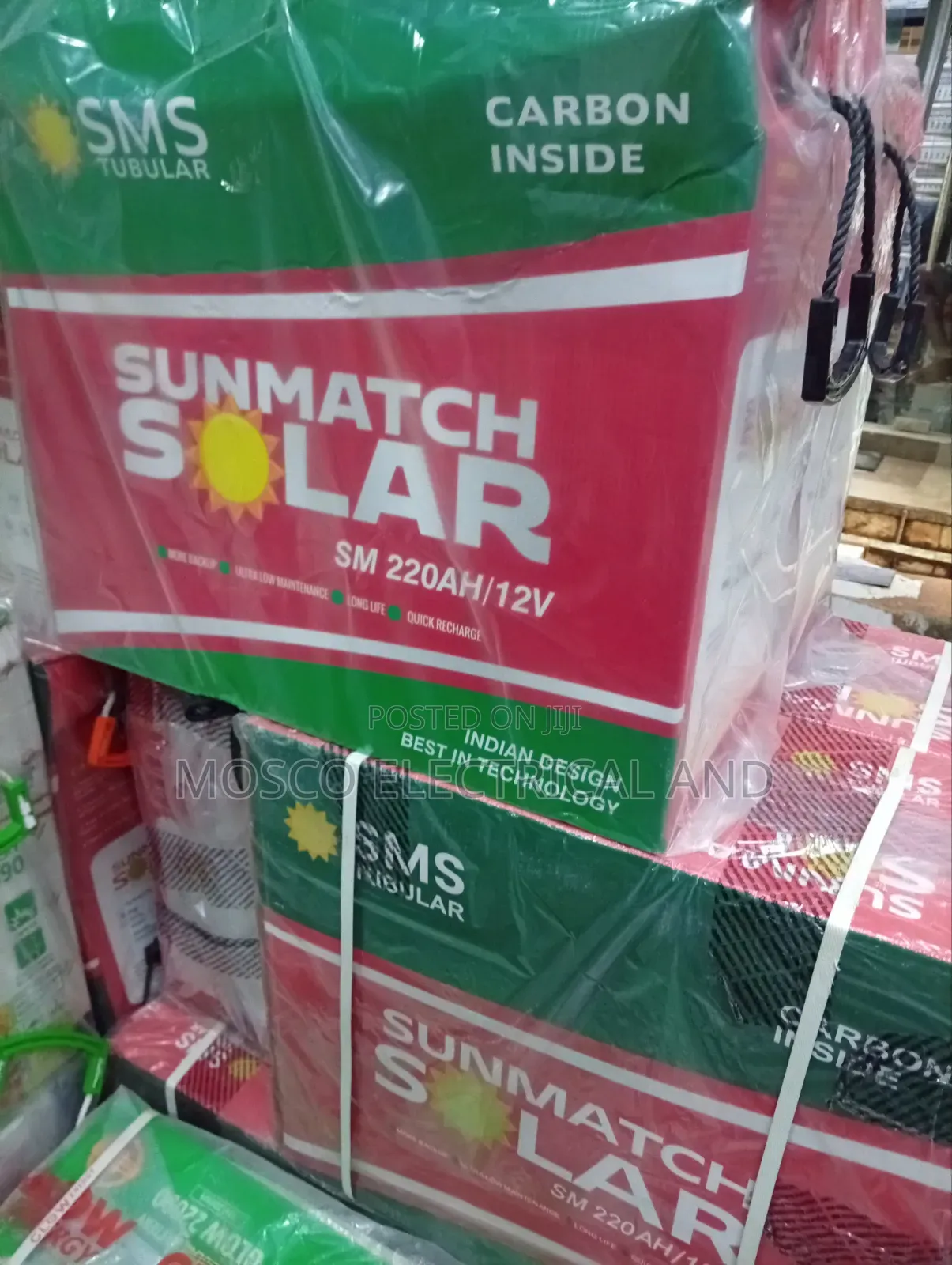 Quality 220ah/12volts SMS Tubular Solar Batteries